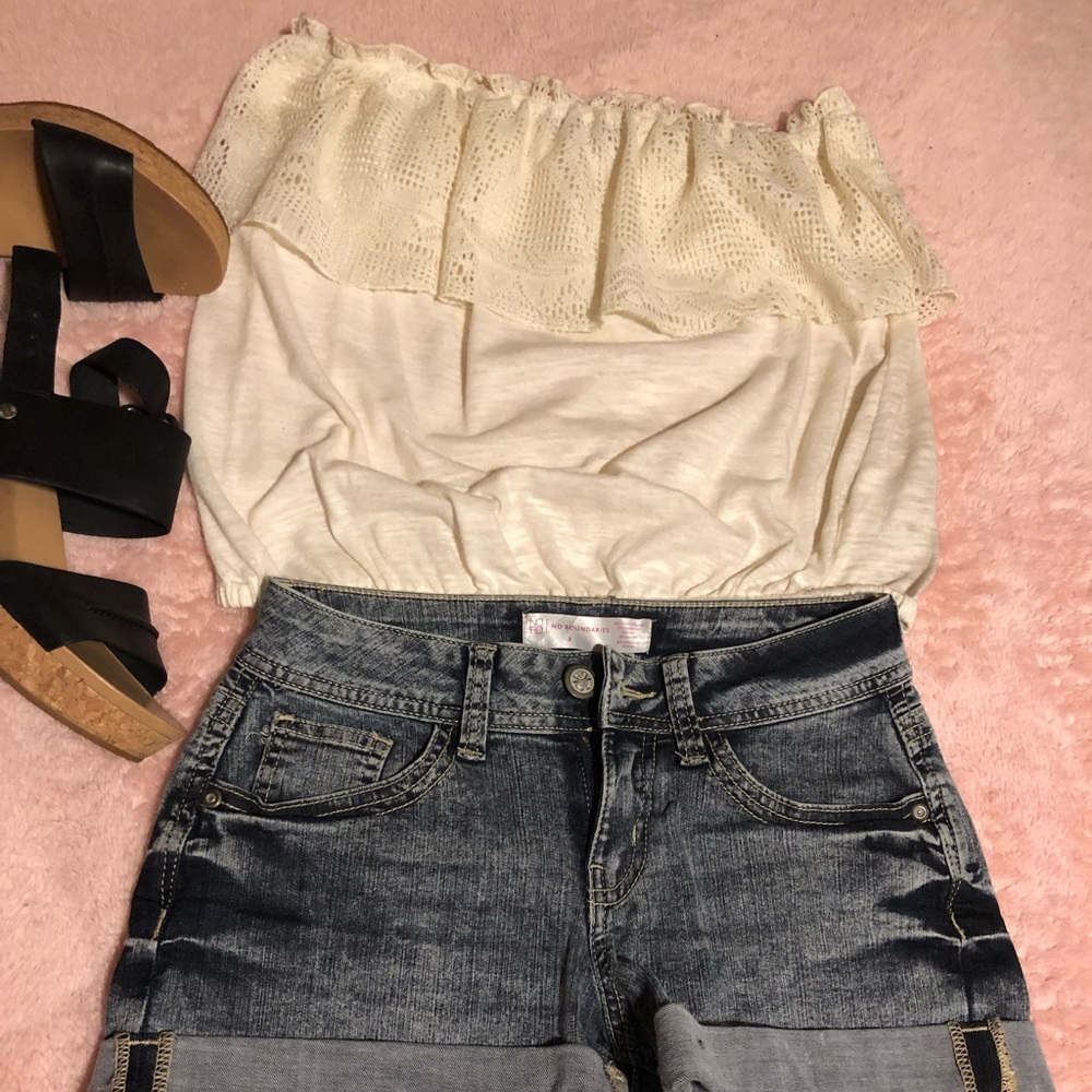 Sweet and sassy tube top